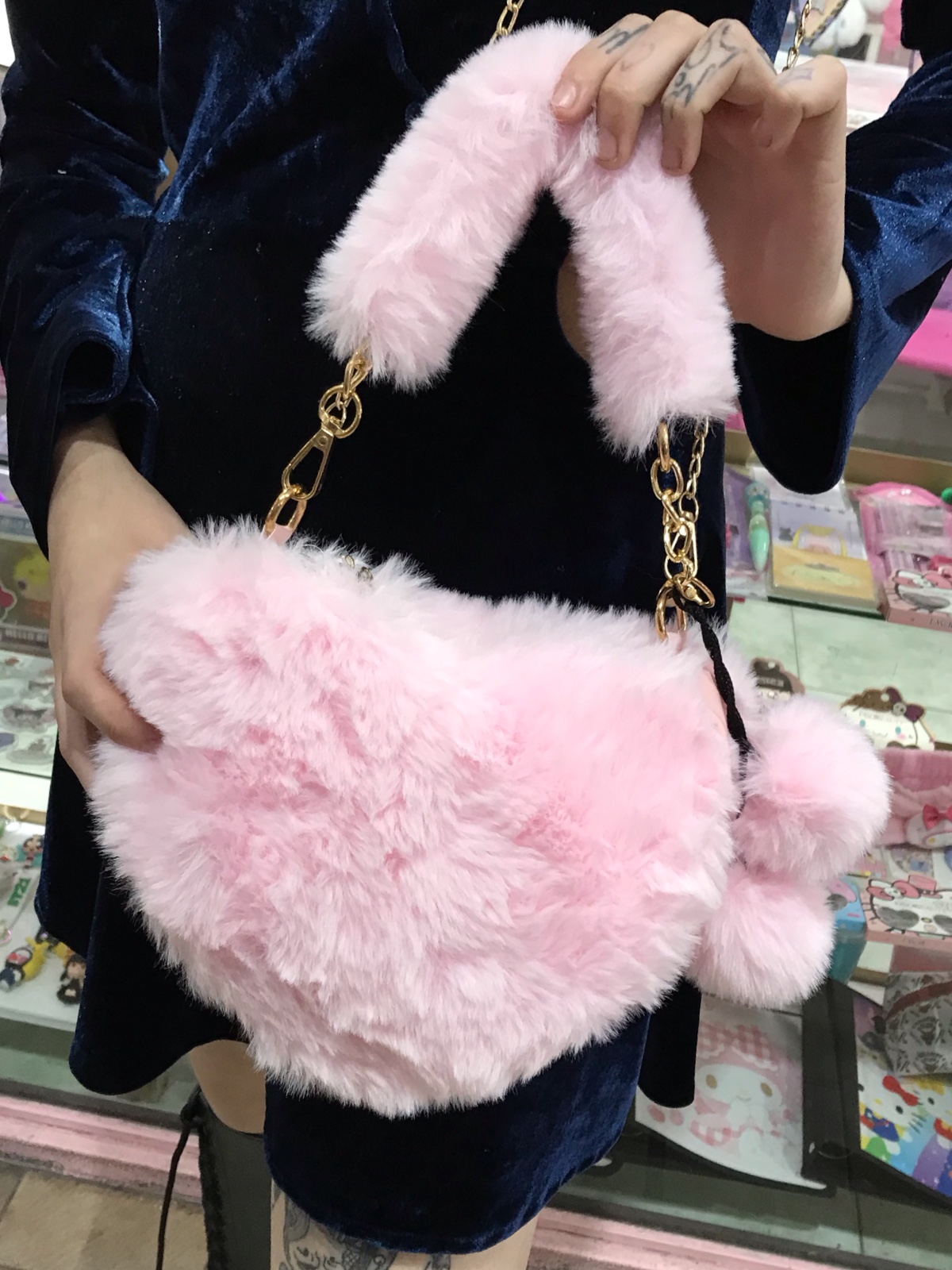 Cartera peluche deals